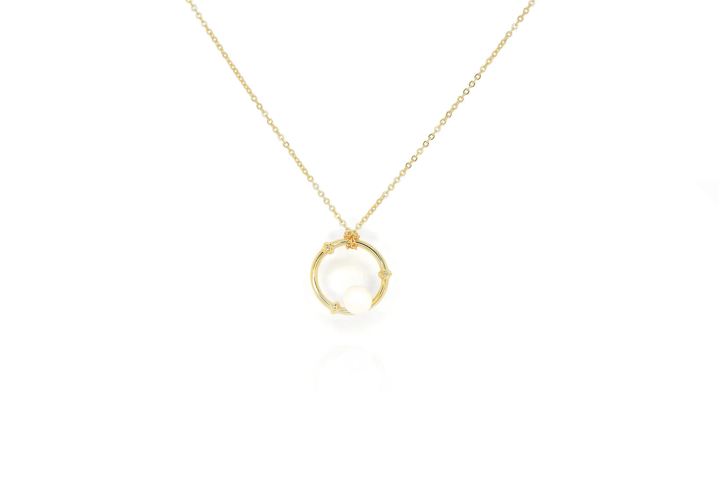 Whether it's a birthday, anniversary, graduation, or a meaningful milestone, this piece is a symbol of thoughtfulness and enduring beauty. The timeless design ensures that it becomes a cherished keepsake. This 18K Gold Plated Sterling Silver Necklace effortlessly complements any outfit. Its timeless design makes it perfect for both casual and formal occasions, adding a touch of glamour to your everyday style.