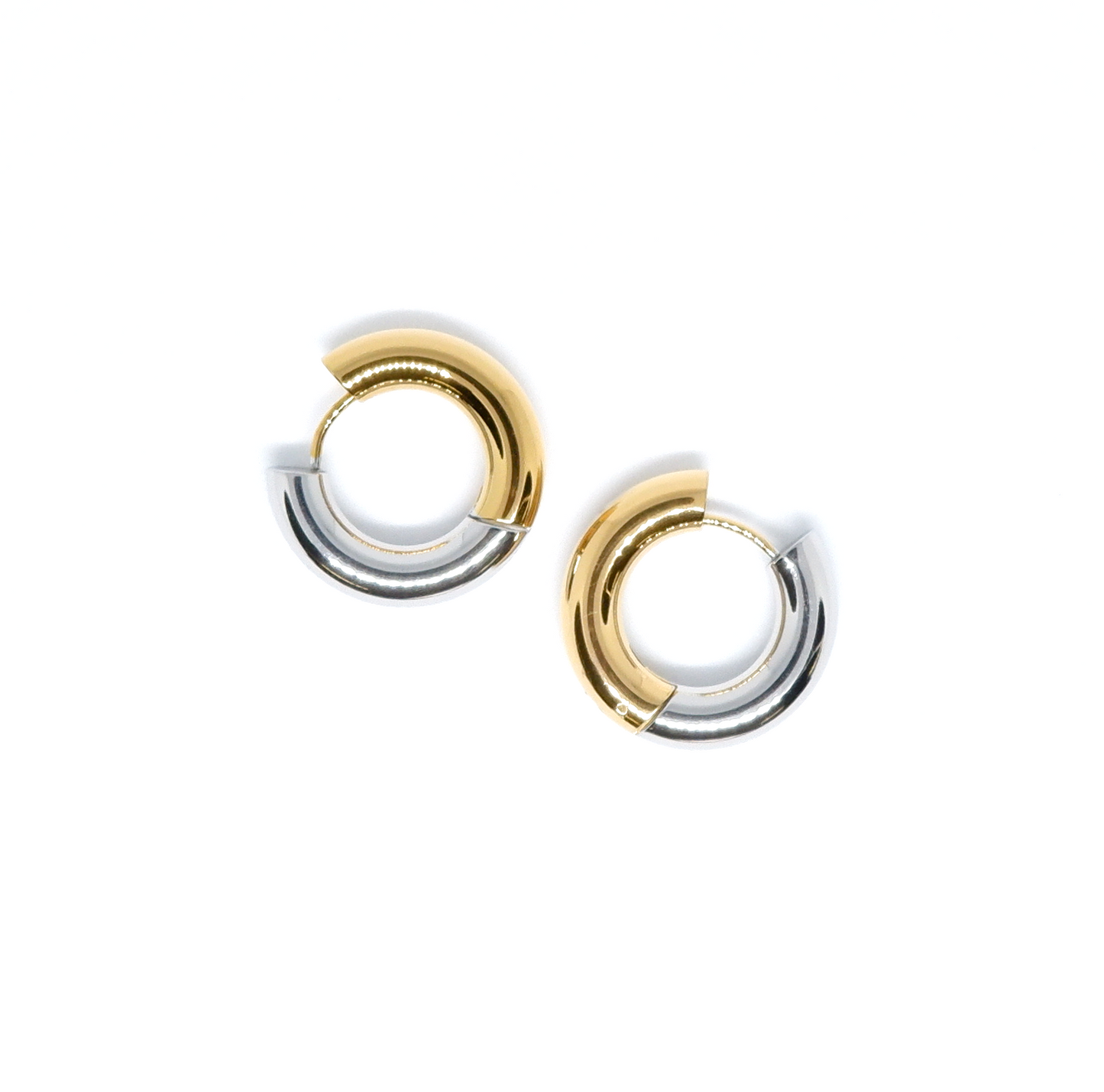 Double Tone Hoops